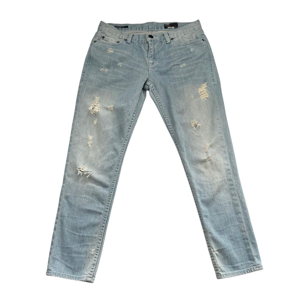 William Rast Jeans Women’s Size 28 Blue Distressed Skinny Boyfriend